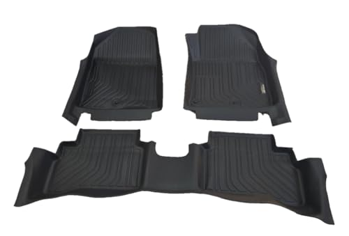 TPE Molded Floor Mats for Hyundai Ioniq Hybrid 2016–2024 – Custom Fit All-Weather Car Mats, Waterproof, Anti-Slip, Heavy Duty Interior Protection (Full Set Front & Rear)