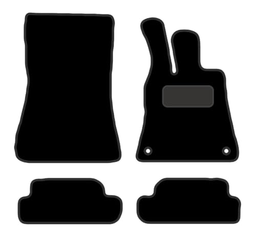 PCM- Car Floor Mats fits for MERCEDES SL from 2022 on - Tailored Car Mats - Car Floor Mat, with Anti Slip Backing - 4 pcs Floor Mat Set with 2 Clips