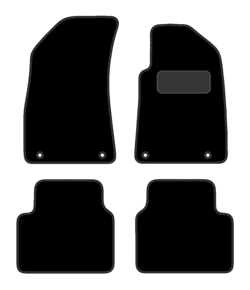 PCM- Car Floor Mats fits for MG ZS Electric From 2019 Present- Black Carpet - Tailored Car Mats - Car Floor Mat, with Anti Slip Backing -