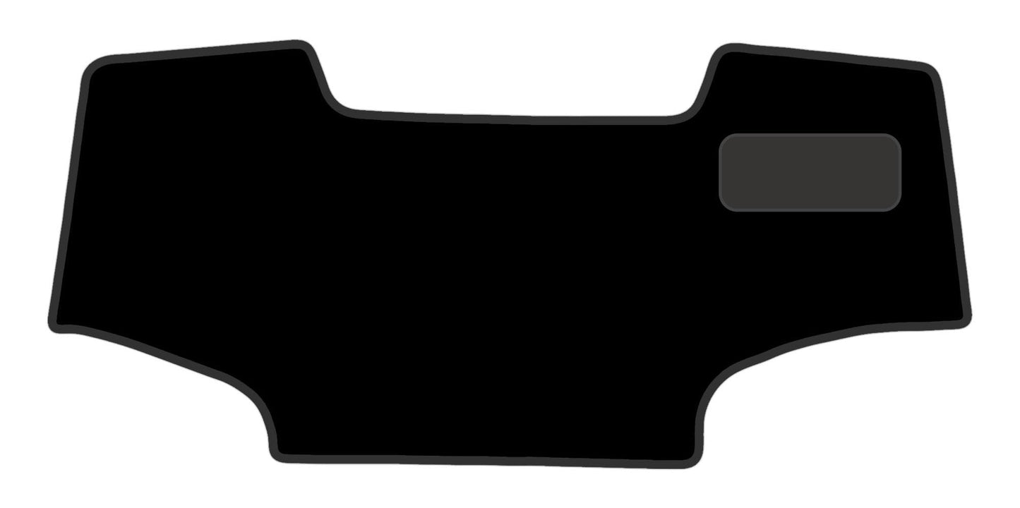 Tractor Mat - Kubota M7171 - Black | Anti Slip Tractor Floor Mat, Fitted With Granulated Backing, Edged With Black Nylon Binding - 1Pc Floor Mat Only