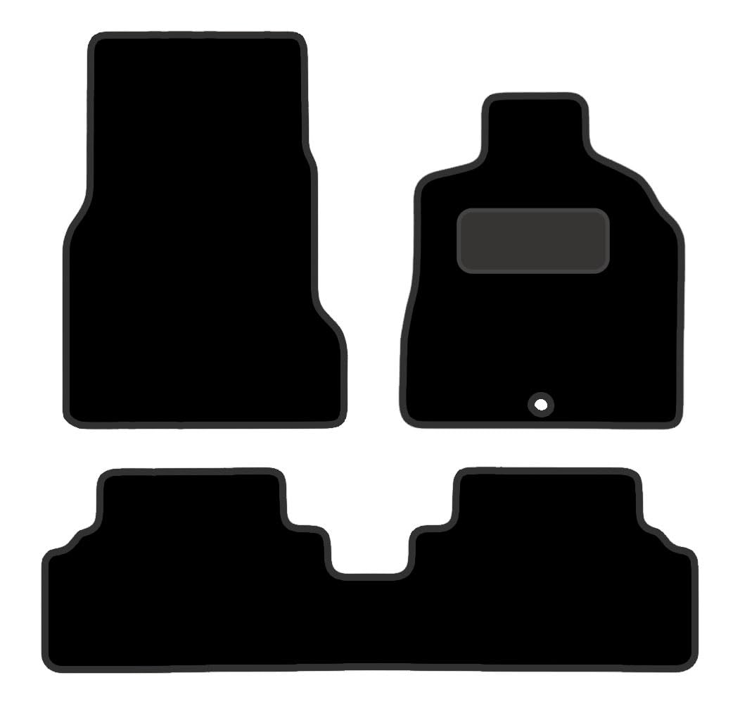 PCM Car Floor Mats for Mercedes A CLASS SWB (1998-2005) 1 CLIP - Carpet - Tailored Car Mats - Floor Mat, Fitted With Clips & Granulated Backing - 3 pcs Floor Mat Set