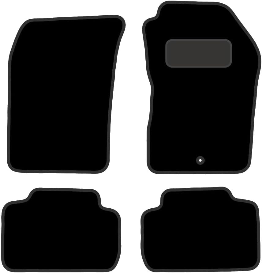 PRIME CAR MAT - Alfa Romeo GT 2004-2010 - Black Luxury Carpet - Tailored Car Mats - Waterproof, Non Slip Car Floor Mat - 4 pcs Floor Mat Set with 1 Clips