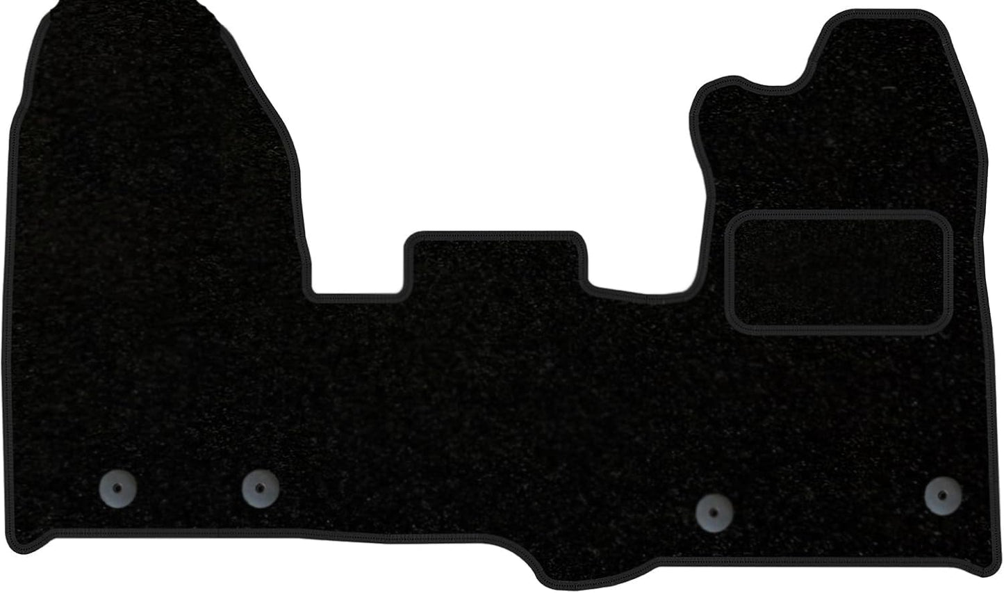 PRIME CAR MAT Ford Transit Custom Front 4-CLIPS 2015-2023 - Tailored Van Mats