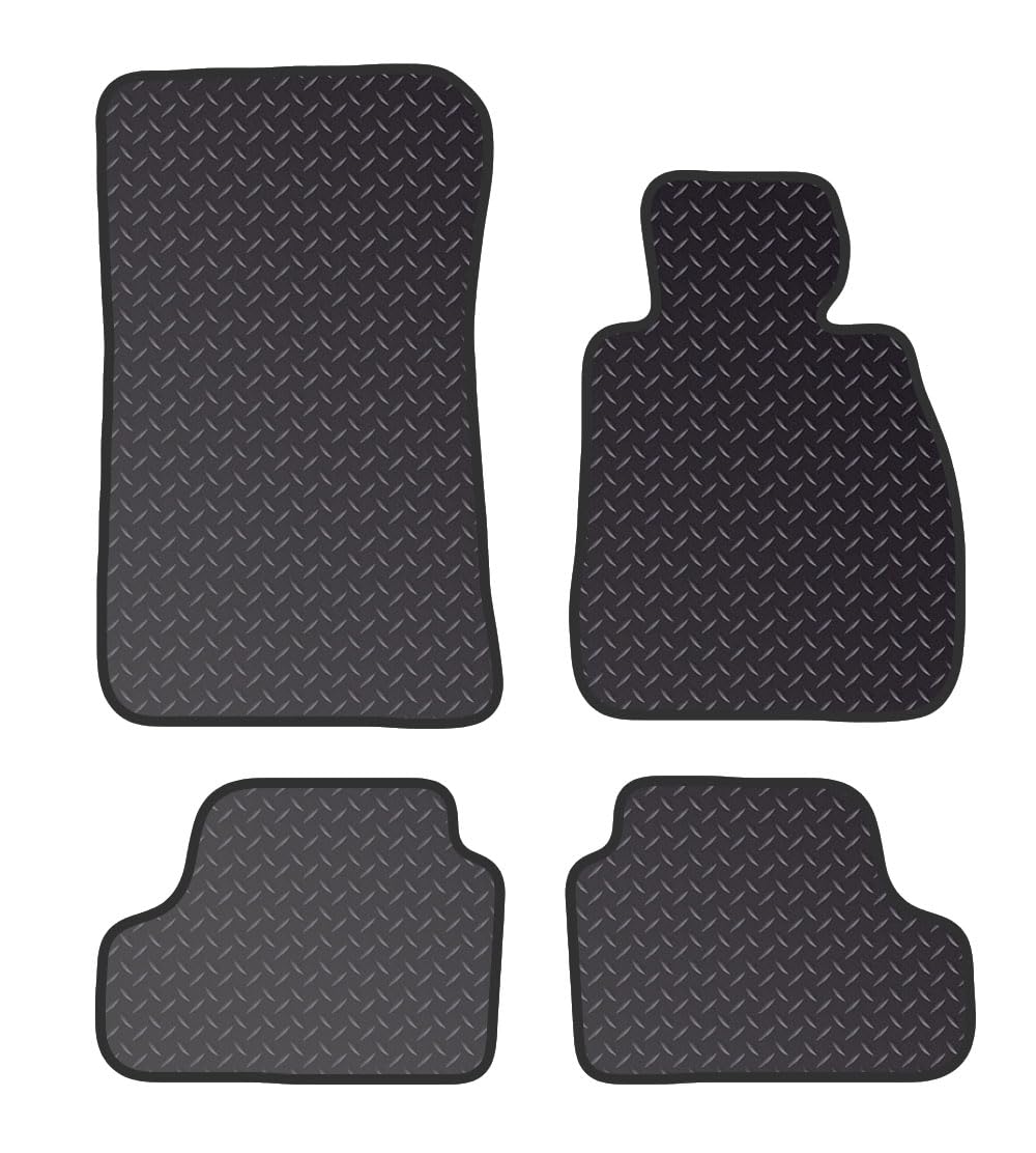 PRIME CAR MAT - Fits BMW 3 Series E93 2006-2011 CONVERTIBLE - Luxury Carpet - Tailored Car Mats - Granulated Backing - EDGED WITH BLACK NYLON BINDING - 4 pcs Floor Mat Set