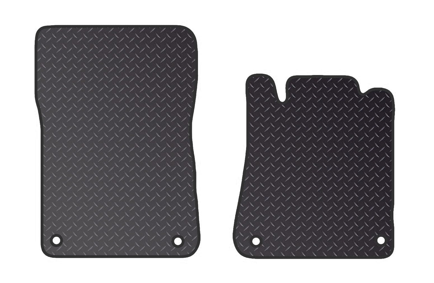 PRIME CAR MAT - Fits CHRYSLER Crossfire 2 seater 2004-2008 - Heavy Duty Rubber 5mm - Tailored Car Mats - Waterproof, Fitted with Clips & Anti Slip Backing - 4 pcs Floor Mat Set