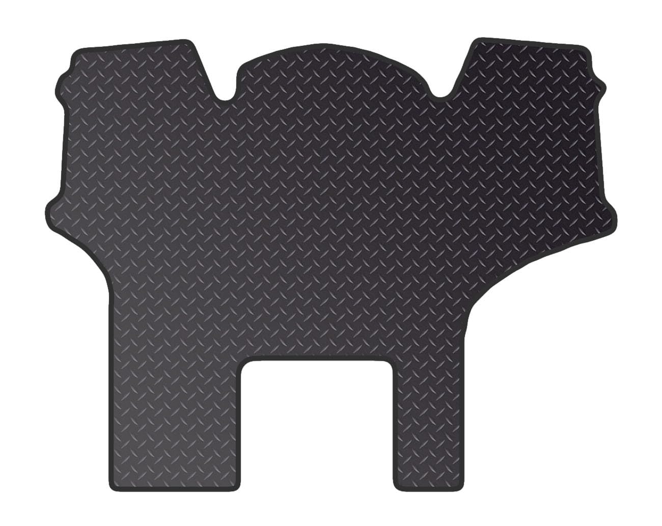 PCM - Tractor Mat - Compatible Tvaltra T Series (AA23) - Black Heavy Duty Rubber 5mm | Tractor Floor Mat, Fitted With Anti Slip Backing, Edged With Black Nylon Binding - 1Pc Floor Mat Only