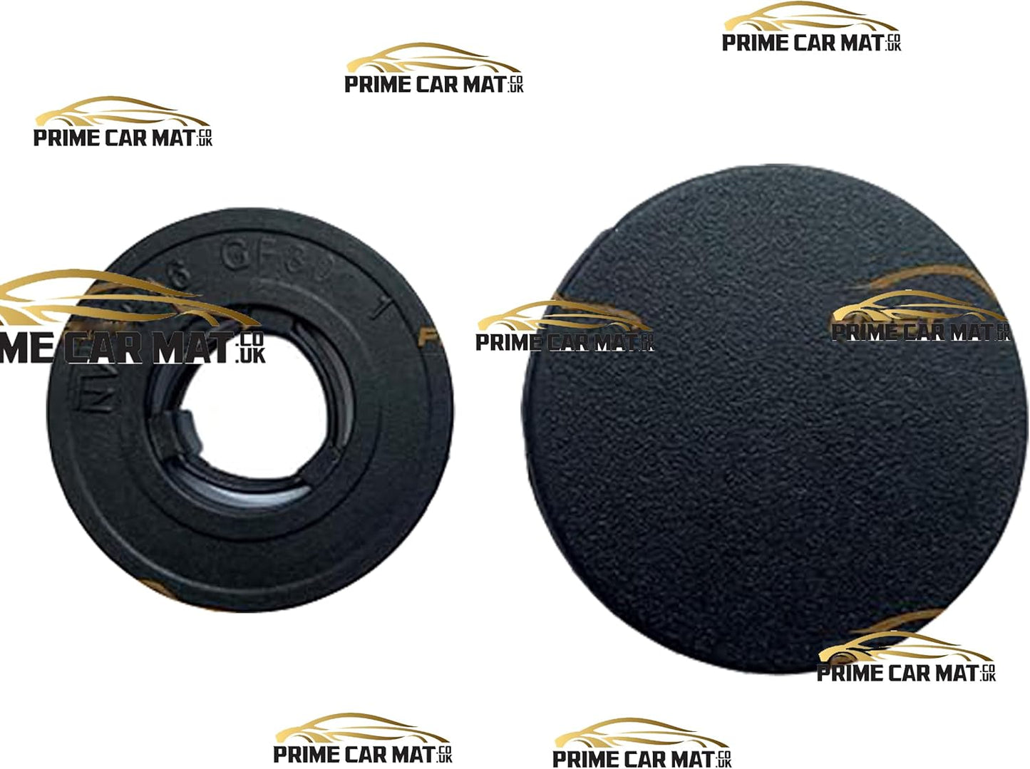 PCM - Ford Fiesta (2011-2017) Car Floor Mats - 4 Pc Floor Mat, 2 Clips - Black