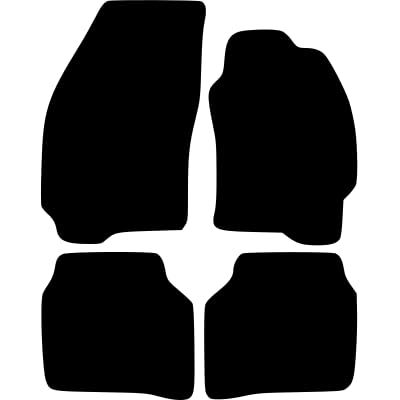 PCM- Car Floor Mats fits for Ford MONDEO from 2001-2007 - Tailored Car Mats - Car Floor Mat, with Anti Slip Backing - 4 pcs Floor Mat Set