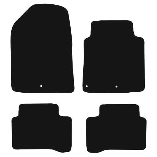 PCM- Car Floor Mats fits for Hyundai Ioniq from 2017-2020 - Tailored Car Mats - Car Floor Mat, with Anti Slip Backing - 4 pcs Floor Mat Set with 3 Clips