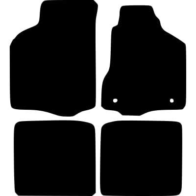PCM- Car Floor Mats fits for Seat Cordoba from (1993-2002) - Tailored Car Mats - Car Floor Mat, with Anti Slip Backing - 4 pcs Floor Mat Set with 2 Clips