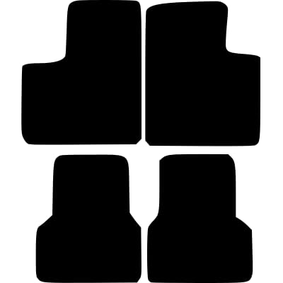 PCM- Car Floor Mats fits for Fiat DOBLO MPV 5 DOORS from (2001-2010) - Tailored Car Mats - Car Floor Mat, with Anti Slip Backing - 4 pcs Floor Mat Set