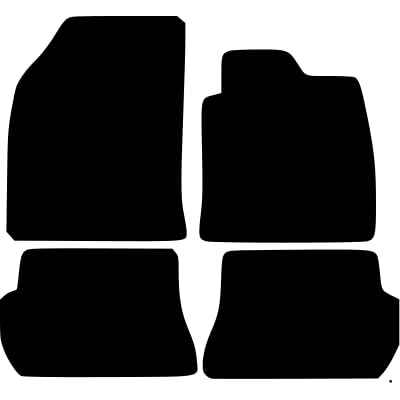 PCM- Car Floor Mats fits for Ford Fusion Automatic from 2002-2012 - Tailored Car Mats - Car Floor Mat, with Anti Slip Backing - 4 pcs Floor Mat Set with 2 Clips