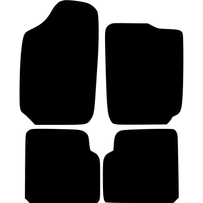 PCM- Car Floor Mats fits for Fiat Stilo from (2002-2007) - Tailored Car Mats - Car Floor Mat, with Anti Slip Backing - 4 pcs Floor Mat Set with 1 Clips