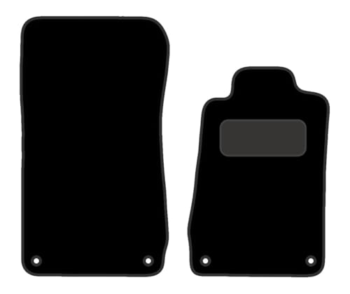 PCM- Car Floor Mats fits for MERCEDES SLK from (1996-2004) - Tailored Car Mats - Car Floor Mat, with Anti Slip Backing - 2 pcs Floor Mat Set with 4 Clips