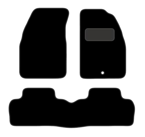 PCM-Car Floor Mats fits for Porche Savvy from (2005-2011) - Tailored Car Mats - Car Floor Mat, with Anti Slip Backing - 4 pcs Floor Mat Set with 1 Clips