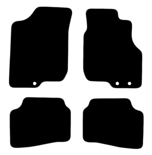 PCM - Car Floor Mats Compatible with KIA Pro Ceed from 2010-2012 - Tailored Car Mats with Non Slip Backing - 4 pcs Floor Mat Set with 3 Clips