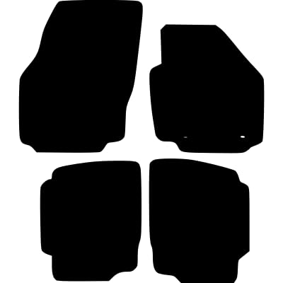PCM- Car Floor Mats fits for Ford Mondeo Saloon from 2007-2012 - Tailored Car Mats - Car Floor Mat, with Anti Slip Backing - 4 pcs Floor Mat Set with 2 Clips