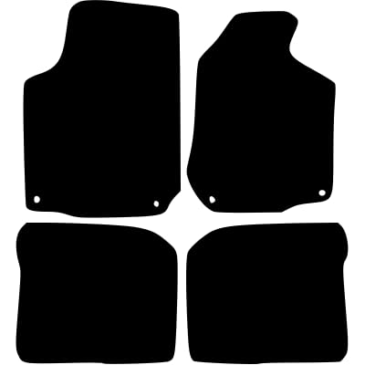 PCM- Car Floor Mats fits for Seat Toledo from (1999-2005) - Tailored Car Mats - Car Floor Mat, with Anti Slip Backing - 4 pcs Floor Mat Set with 4 Clips