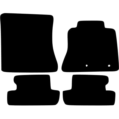 PCM- Car Floor Mats fits for Ford Mustang from 2015-2018 - Tailored Car Mats - Car Floor Mat, with Anti Slip Backing - 4 pcs Floor Mat Set with 2 Clips