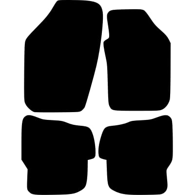 PRIME CAR MAT - Car Floor Mats fits for Seat Ibiza from (2002-2008) - Tailored Car Mats - Car Floor Mat, with Anti Slip Backing - 4 pcs Floor Mat Set with 4 Clips