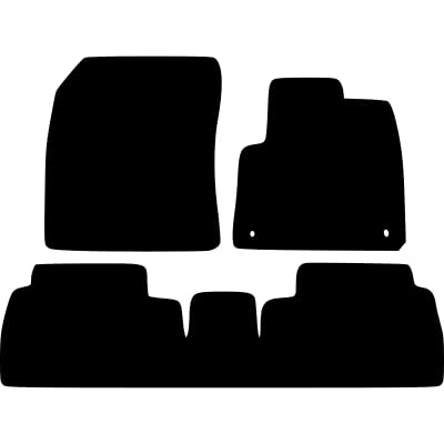 PCM- Car Floor Mats fits for Fiat DOBLO MPV from 2024 ON - Tailored Car Mats - Car Floor Mat, with Anti Slip Backing - 4 pcs Floor Mat Set with 2 Clips