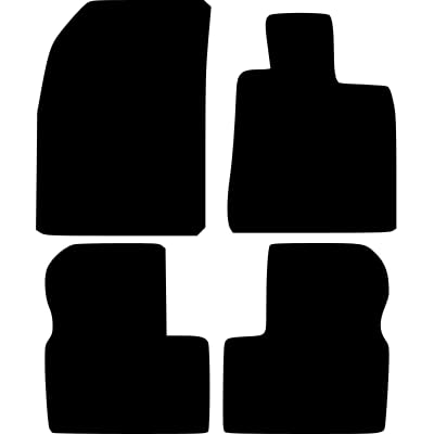 PCM- Car Floor Mats fits for NISSAN Micra from (2010-2017NOV) - Black Premium Carpet - Tailored Car Mats - Car Floor Mat, with Anti Slip Backing - 4 pcs Floor Mat Set with 1 Clip