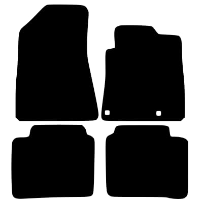 PCM - Car Floor Mats Compatible with KIA Niro EV from 2021 - Tailored Car Mats with Non Slip Backing - 4 pcs Floor Mat Set with 2 Clips