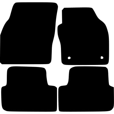 PRIME CAR MAT - Car Floor Mats fits for Seat Arona from 2017 ON - Tailored Car Mats - Car Floor Mat, with Anti Slip Backing - 4 pcs Floor Mat Set with 2 Clips