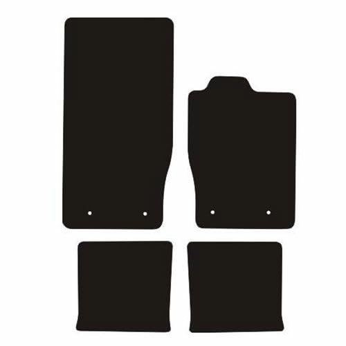 PRIME CAR MAT-Fits Jaguar XK8 from 2006-2014 - Taloried Mats-Waterproof, Non Slip Car Floor Mat, Fitted with Clips & Anti Slip Backing-4 pcs Floor Mat Set with 8 Clips