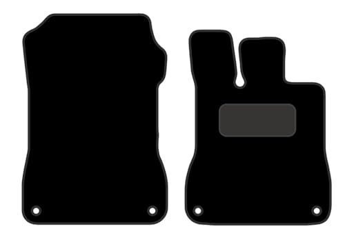 PCM- Car Floor Mats fits for MERCEDES SL from 2011-Present - Tailored Car Mats - Car Floor Mat, with Anti Slip Backing - 2 pcs Floor Mat Set with 4 Clips