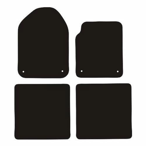 PRIME CAR MAT-Fits Renault Kangoo From 1997-2003 - Taloried Mats-Waterproof, Non Slip Car Floor Mat, Fitted with Clips-4 pcs Floor Mat Set with 4 Clips