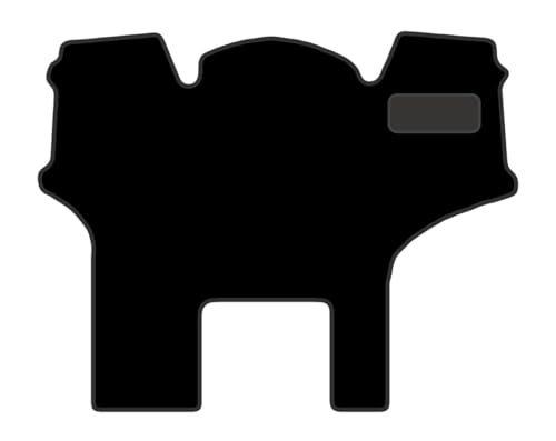 PCM - Tractor Mat - Compatible Tvaltra T Series (AA23) - | Tractor Floor Mat, Fitted With Granulated Backing, Edged With Black Nylon Binding - 1Pc Floor Mat Only