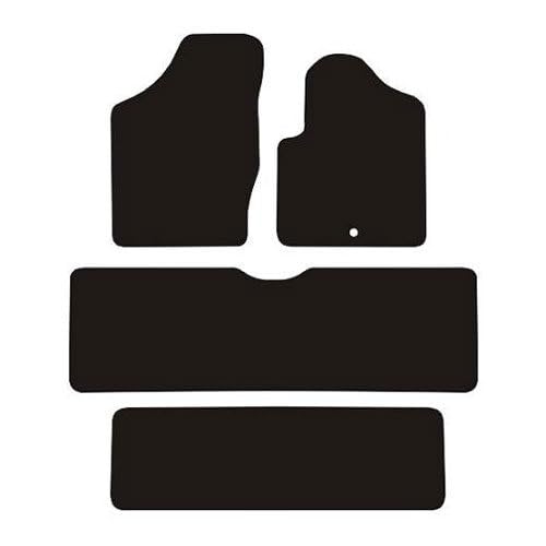 PCM- Car Floor Mats fits for Ford Galaxy from 1995-2000 - Tailored Car Mats - Car Floor Mat, with Anti Slip Backing - 4 pcs Floor Mat Set with 1 Clip