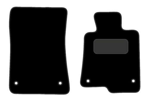 PCM- Car Floor Mats fits for MERCEDES SLC from 2016 Persent - Tailored Car Mats - Car Floor Mat, with Anti Slip Backing - 2 pcs Floor Mat Set with 4 Clips