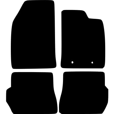 PCM- Car Floor Mats fits for Ford Fusion Manual from 2002-2012 - Tailored Car Mats - Car Floor Mat, with Anti Slip Backing - 4 pcs Floor Mat Set with 2 Clips