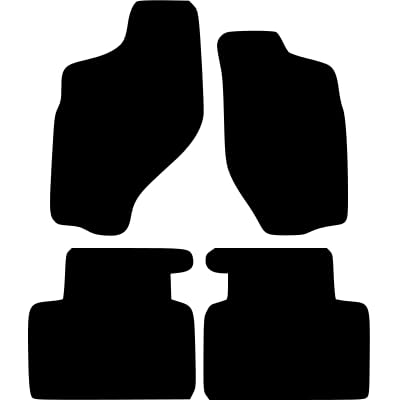 PCM- Car Floor Mats fits for NISSAN Terrano from (1993-2006) - Tailored Car Mats - Car Floor Mat, with Anti Slip Backing - 4 pcs Floor Mat Set with 1 Clips