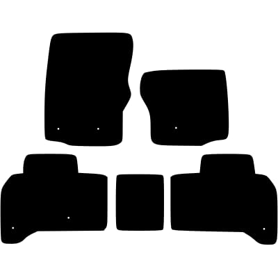 PCM- Car Floor Mats fits for Land Rover RANGE ROVER VOGUE from 2002-2012 from - Tailored Car Mats - Car Floor Mat, with Anti Slip Backing - 3 pcs Floor Mat Set