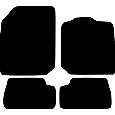 PCM- Car Floor Mats fits for NISSAN Micra 3 DR from (2003-2008) - Tailored Car Mats - Car Floor Mat, with Anti Slip Backing - 4 pcs Floor Mat Set