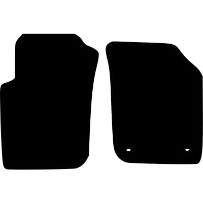 PCM- Car Floor Mats fits for Ford Street KA from 2003-2006 - Tailored Car Mats - Car Floor Mat, with Anti Slip Backing - 2 pcs Floor Mat Set with 4 Clips