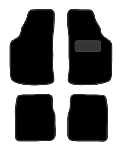 PRIME CAR MAT - Car Floor Mats Fits for AUDI A4 2001-2005 CABRIOLET Model - Tailored Car Mats - Floor Mat - EDGED WITH BLACK NYLON BINDING - 4 pcs Floor Mat Set