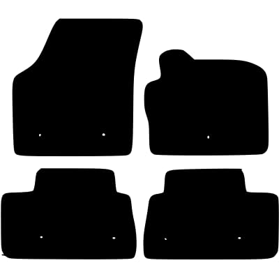 PCM- Car Floor Mats fits for Land Rover FREELANDER from 2013-2018 from - Tailored Car Mats - Car Floor Mat, with Anti Slip Backing - 4 pcs Floor Mat Set with 7 Clips