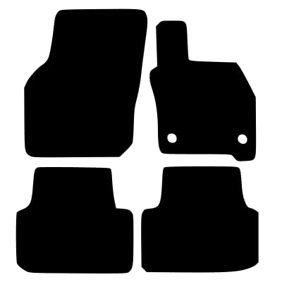 PCM- Car Floor Mats fits for Seat Leon E Hybrid from 2020 ON - Tailored Car Mats - Car Floor Mat, with Anti Slip Backing - 4 pcs Floor Mat Set with 4 Clips