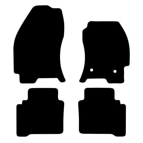 PCM- Car Floor Mats fits for Ford Mondeo Estate from 2000-2007 - Tailored Car Mats - Car Floor Mat, with Anti Slip Backing - 4 pcs Floor Mat Set with 2 Clips