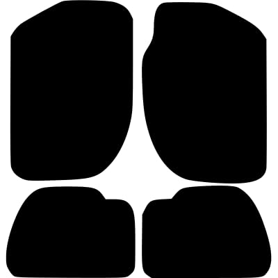 PCM- Car Floor Mats fits for Land Rover FREELANDER MK1-MK2 ALTERNATIVE from 1997-2006 from - Car Floor Mat, with Anti Slip Backing - 4 pcs Floor Mat Set