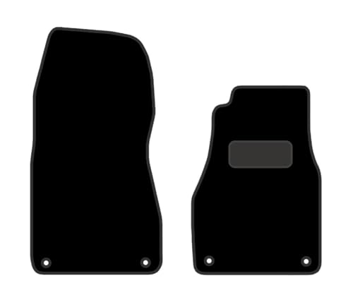 PRIME CAR MAT - Fits ASTON MARTIN Vanquish 2013-2018 - Tailored Car Mats - Car Floor Mat, with Anti Slip Backing - 2 pcs Floor Mat Set with 4 Clips