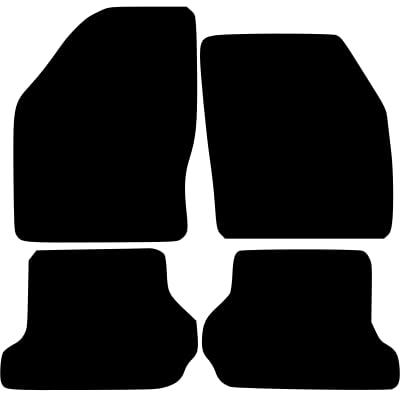 PCM- Car Floor Mats fits for Ford Focus Cabriolet & Coupe from 2007-2011 - Tailored Car Mats - Car Floor Mat, with Anti Slip Backing - 4 pcs Floor Mat Set with 1 Clip