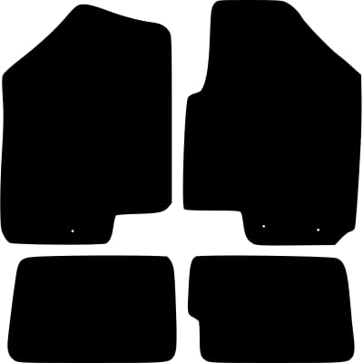 PCM - Car Floor Mats Compatible with KIA Soul from 2009-2014 - Tailored Car Mats with Non Slip Backing - 4 pcs Floor Mat Set with 3 Clips