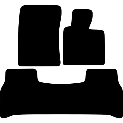 PRIME CAR MAT - Car Floor Mats fits for Land Rover RANGE ROVER from 2007-2012 from - Tailored Car Mats - Car Floor Mat, with Anti Slip Backing - 3 pcs Floor Mat Set
