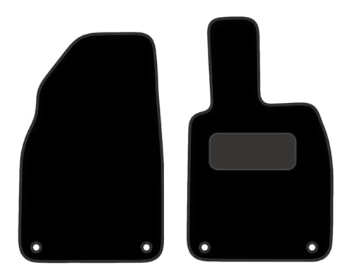 PCM-Car Floor Mats fits for Porche Cayman from 2016 Present - Tailored Car Mats - Car Floor Mat, with Anti Slip Backing - 2 pcs Floor Mat Set with 4 Clips