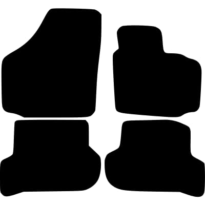 PCM- Car Floor Mats fits for Seat Altea XL from (2004-2014) - Tailored Car Mats - Car Floor Mat, with Anti Slip Backing - 4 pcs Floor Mat Set with 4 Clips